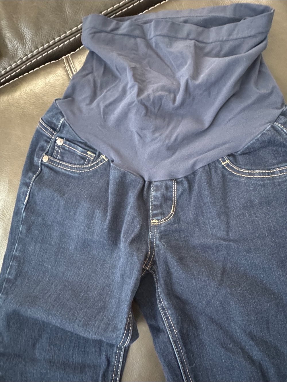 Indigo Blue Women's Dark Navy Maternity Jeans